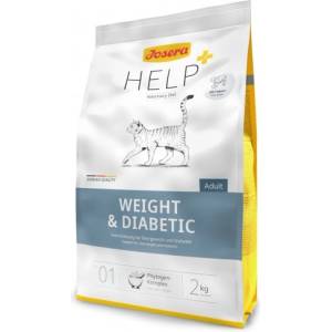 Josera Help Weight Diabetic Cat - храна за котки с наднормено тегло и диабет - 2 кг, Германия - 50015545