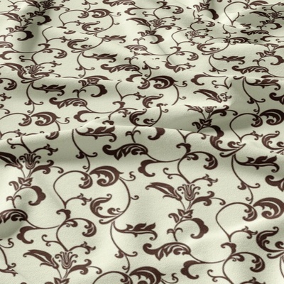 Bavlnená látka 023, orientálny vzor, farba béžová, metráž 160 cm