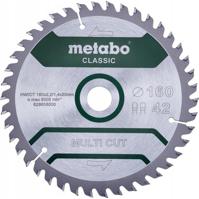 PILOVÝ KOTOUČ MULTI CUT CLASSIC 160x20 Z42 METABO 628658000