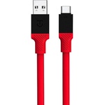 Tactical Здрав кабел с бързо зареждане за устройства с USB-C порт (100 см) - Tactical Fat Man USB-A to USB-C Cable 60W (червен) (57983117386)