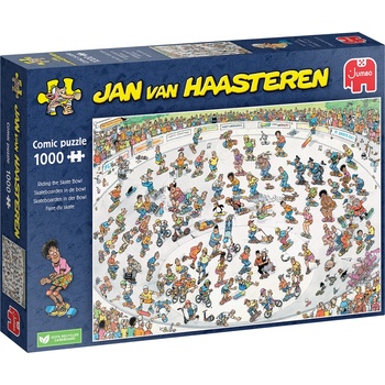 Jumbo - Puzzle Jan Van Haasteren: Riding The Skate Bowl - 1 000 piese