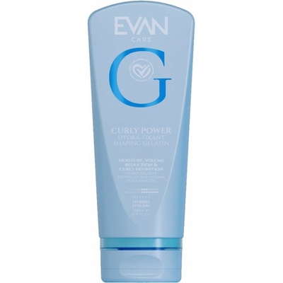 Evan Care Curly Power Hydra-Fixant Shaping Gelatin - fixačná želatina na kučeravé vlasy, 200 ml