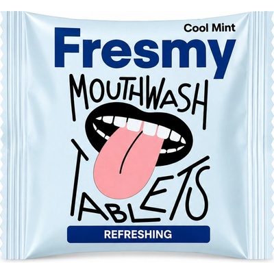 Fresmy Cool Mint ústná voda v tabletách 2 ks