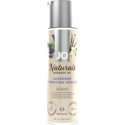 System JO Naturals masážny olej levanduľa & tahitská vanilka 120 ml