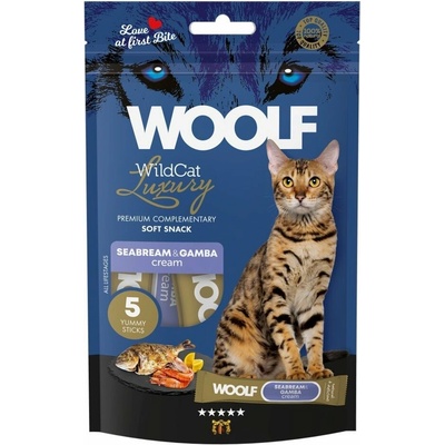 WOOLF WildCat Cream Luxury Seabream&Gamba 5 x 14 g