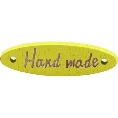 Pro Háčkování Hand made elipsa žlutý