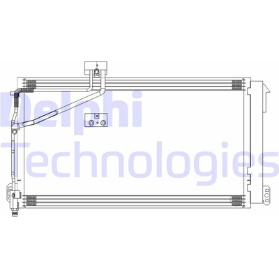 Kondenzátor klimatizace DELPHI CF20309