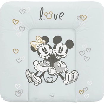Ceba Baby Podložka měkká na komodu Disney Minnie & Mickey Grey 50 x 70