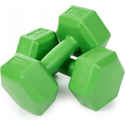 Molti Bitumenové činky pevné 2 x 2 kg