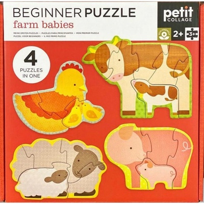 Petit Collage První puzzle zvířátka z farmy
