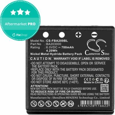 Baterie pro HBC Radiomatic Eco, 700mAh, Ni-MH, 6V, BA209060, HQ