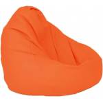 Pufrelax Пуф круша, 320л. , Nirvana Grande - Orange, Еко кожа, Пълнеж от полистиролни перли (PUF-G-NGR-ML-OR)