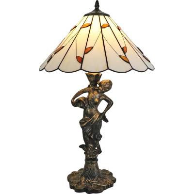 Brilagi - Tiffany витражна настолна лампа FOLIA 1xE27/60W/230V (BG4356)