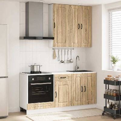 vidaXL Кухненски единица KALMAR 5 pcs Дъб сонома Инженерна дървесина (3438247)