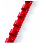 Argon Ridges for binding boards 8 mm 100 pcs. , red