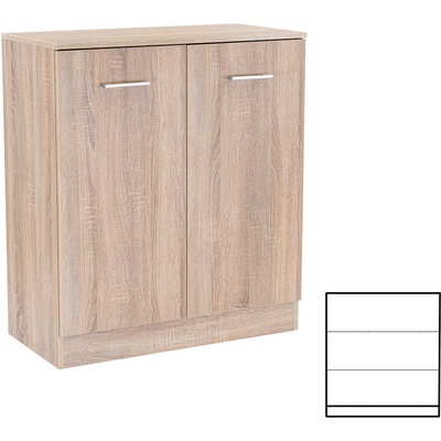 Príborník Miami 2 dvierka 80x92 cm dub sonoma - dub sonoma