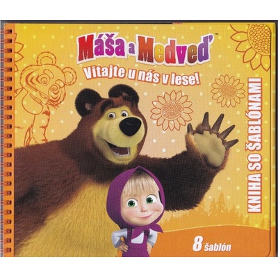 Máša a medveď - Kniha šablón - Kolektív