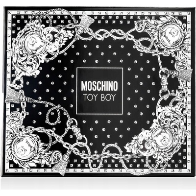Moschino Toy Boy EDP 50 ml + Moschino Toy Boy parfémovaný sprchový gel 50 ml + Moschino Toy Boy balzám po holení 50 ml