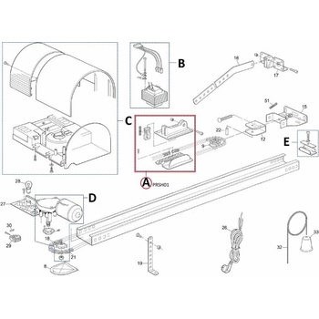 PRSH01 kit běžce pro SHEL