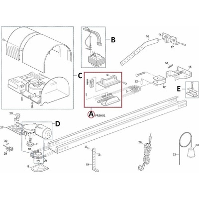PRSH01 kit běžce pro SHEL