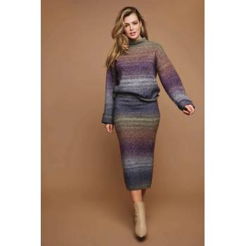 Rino Pelle Eddo dámská pletená sukně multi color