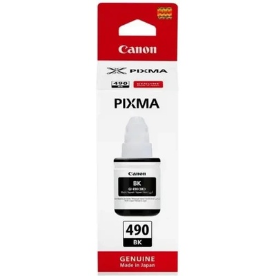 Canon БУТИЛКА МАСТИЛО ЗА CANON PIXMA G1400/G2400/G3400 - /490/ - GI-490BK (GI490BK) - Ink Bottle - Black - PN BS0663C001AA (201CANGI490B)