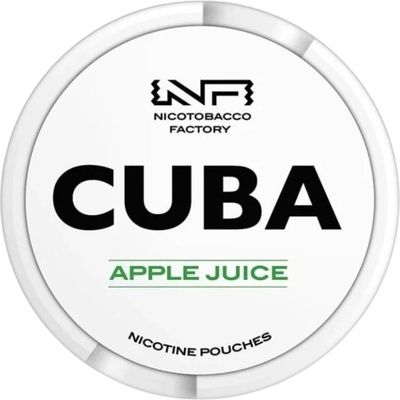 CUBA WHITE Apple Juice 16 mg 20 vrecúšok