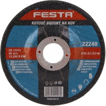 Festa Kotouč brusný 150 x 6,4 mm 22244