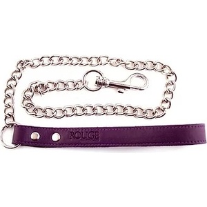 Rouge Leather Leash Purple