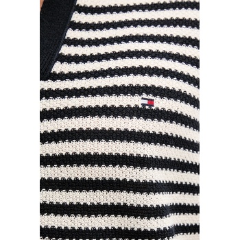 Tommy Hilfiger Тениска с яка Tommy Hilfiger в тъмносиньо с десен MW0MW39531 (MW0MW39531)