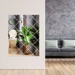 Art Gift Decor Огледален стикер за стена Огледална рефлексия