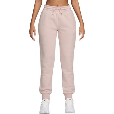 Nike W NSW PHNX FLC MR PANT STD SILT RED/SAIL Růžová