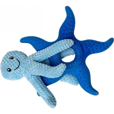 Kiwi Walker guma TPR Let's play! Octupus & Starfish modrá 27 cm