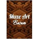 Maze Art: Brown
