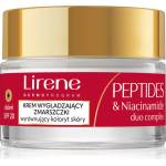 Lirene Peptides & Niacinamide Duo Complex 60+ стягащ дневен крем против бръчки за зряла кожа SPF 20 50ml