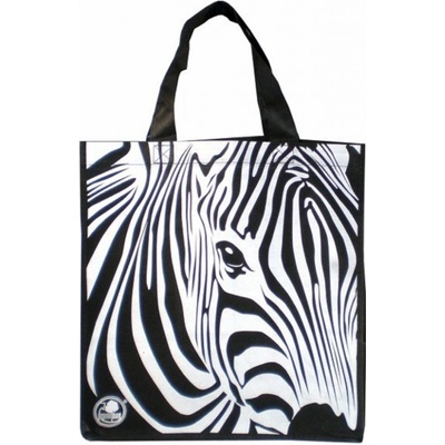 Taška nákupní látková Zebra