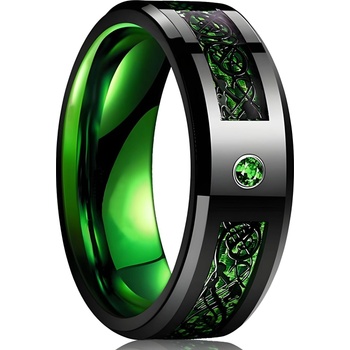 HARAHU Пръстен GA-31906 - Черен / Зелен / 52mm KP31906 (GA-31906)