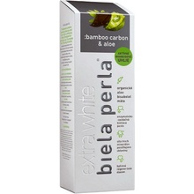 Biela perla Černá bělící s aktivním bambusovým uhlím a aloe Bamboo carbon & aloe 75 ml