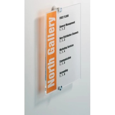 Durable Informačná tabuľka Crystal Sign 297x420 mm (A3) 482619
