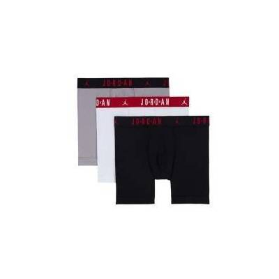 Мъжки Боксер Jordan Flight Cotton Core 3Pk Черен 3 Части Размер Размер - 11-13 години