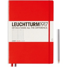 LEUCHTTURM1917 LEUCHTTURM 1917 blok A4, červená, linky