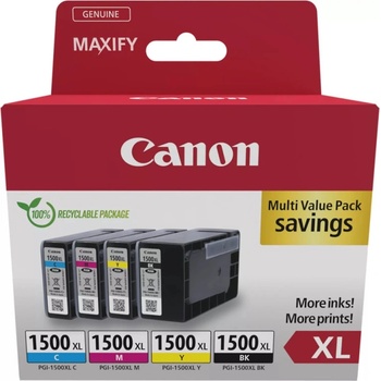 Canon Оригинален комплект мастилени касети Canon PGI-1500XL, CMYK Multi Pack - 9182B010AA (9182B010AA)