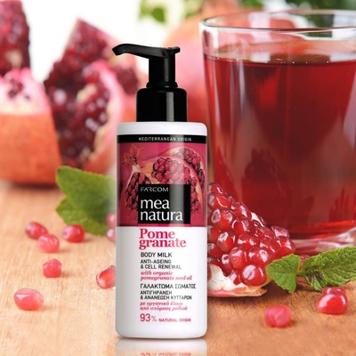 Mea Natura tělové mléko Granátové jablko 250 ml
