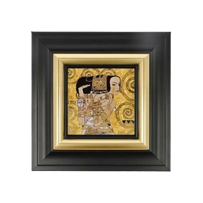 Goebel Gustav Klimt Očekávání - talíř/obraz 18,5 cm