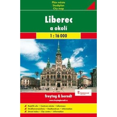 Plán města Liberec a okolí