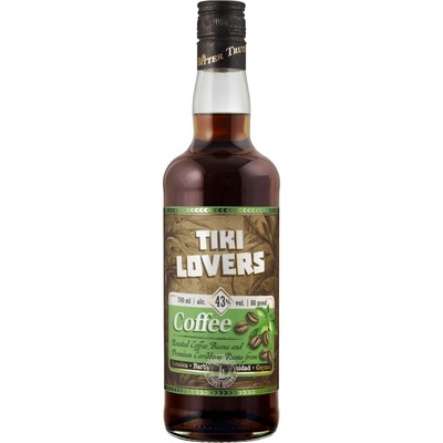 Tiki Lovers Coffee 43% 0,7 l (holá láhev)