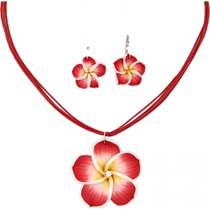 HARAHU Комплект Bohemian Flower - Червен KP29716