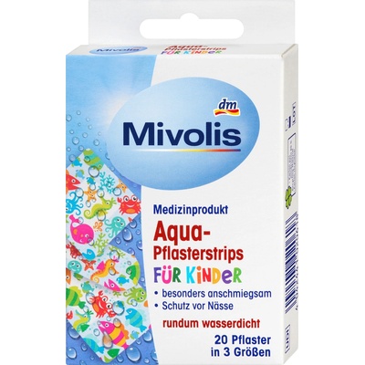 Mivolis dětská náplast Aqua 20 ks