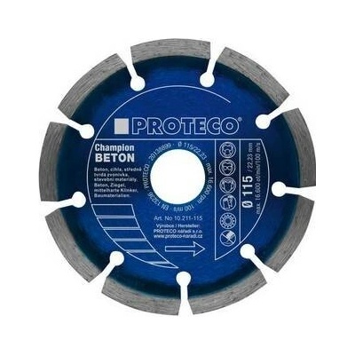 PROTECO kotouč dia 150 mm segment BETON CHAMPION beton, cihla, stav.mat.
