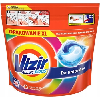 Vizir All in1 Pods Color Pracie kapsuly 40 PD